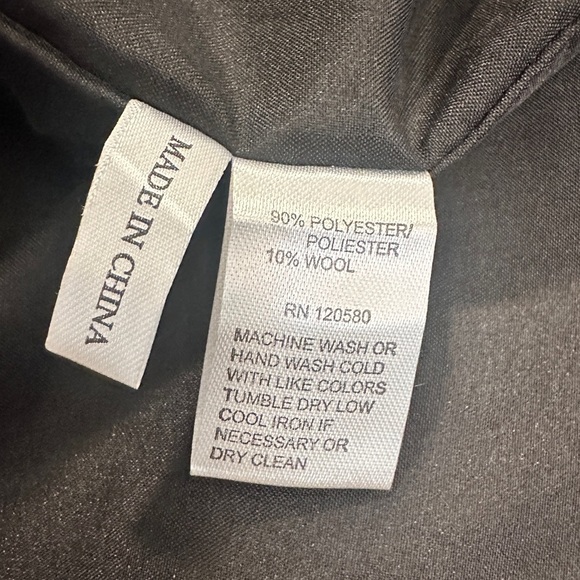 Amanda + Chelsea Women’s Colorblock Wool Blend Skirt Brown/Gray/Black Size 12 - Picture 9 of 10